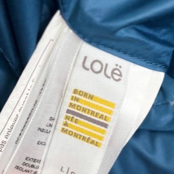 Womens LOLE Bomer Coat REVERSABLE - Picture 4 of 4